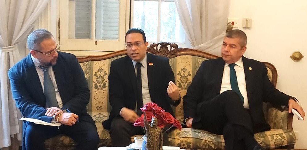 Embajada en Egipto recibe expresiones de apoyo a Venezuela y al Presidente Maduro